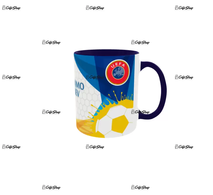 Fc dinamo kiev, cana din ceramica, 330ml