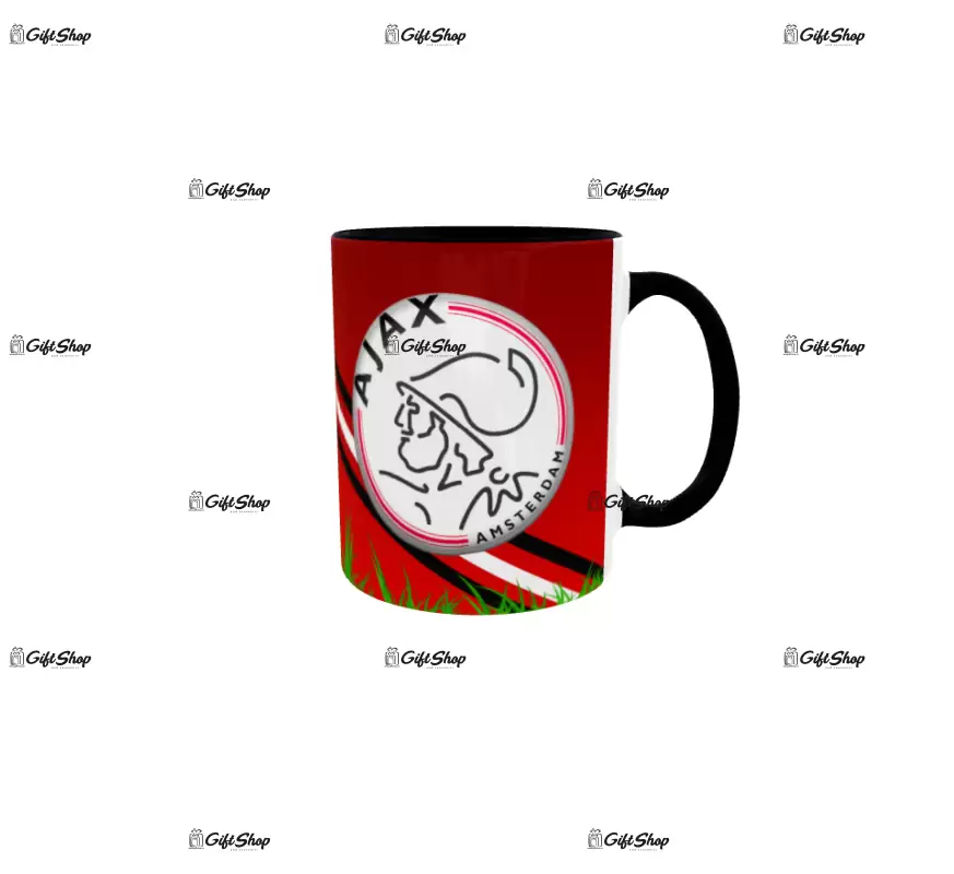 Ajax amsterdam, cana din ceramica, 330ml