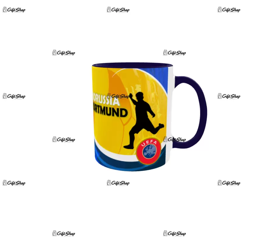 Borussia dortmund, cana din ceramica, 330ml