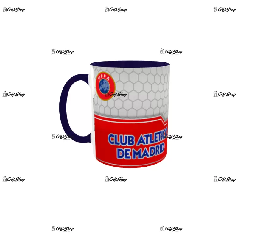 Club atletico de madrid, cana din ceramica, 330ml