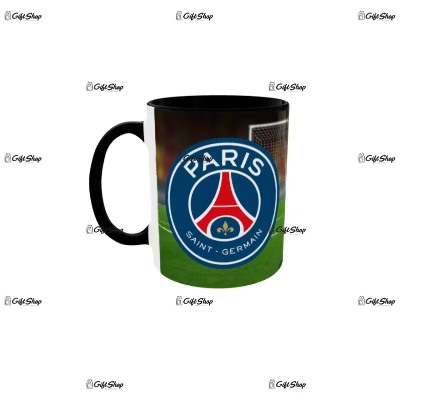 Paris saint germain, cana din ceramica, 330ml, model 2
