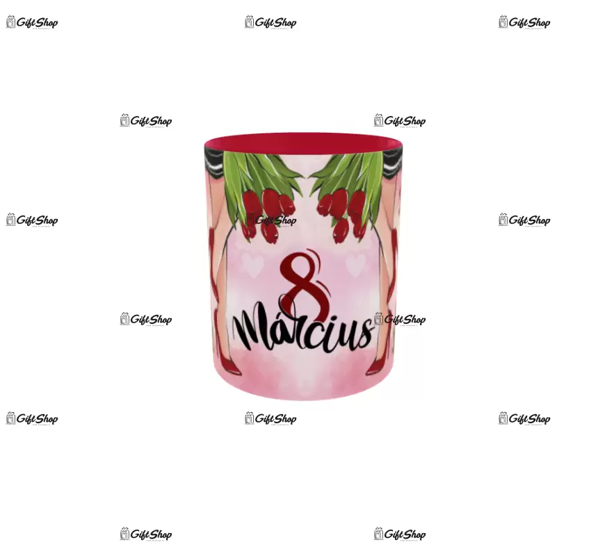 8 március boldog nőnapot, cana din ceramica, 330ml, model 1