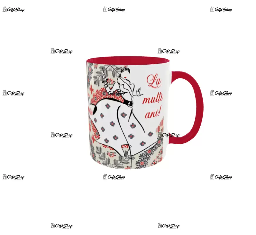 8 martie, cana din ceramica, 330ml, model 3