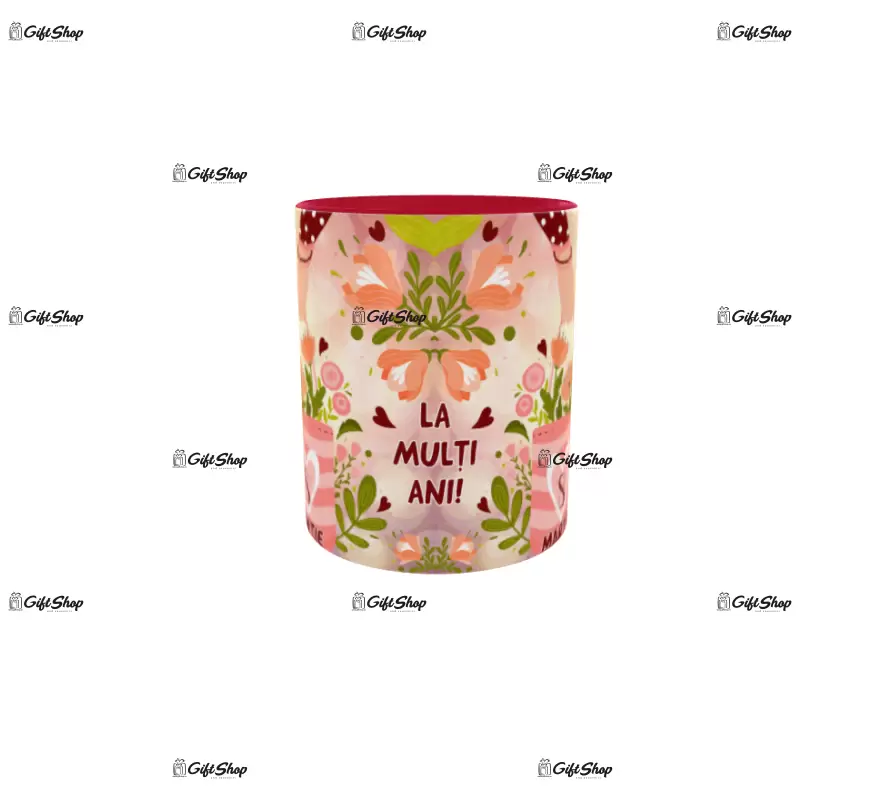 8 martie, cana din ceramica, 330ml, model 4