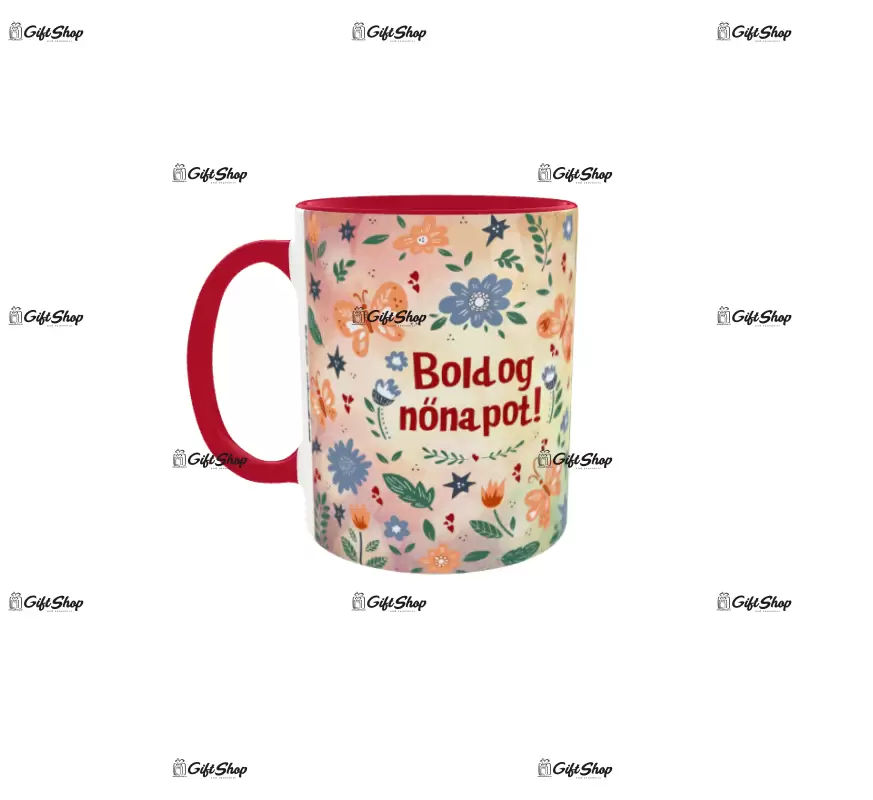 Boldog nőnapot, cana din ceramica, 330ml, model 1