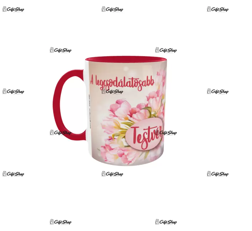 A legcsodálatosabb testvér, cana din ceramica, 330ml, model 2