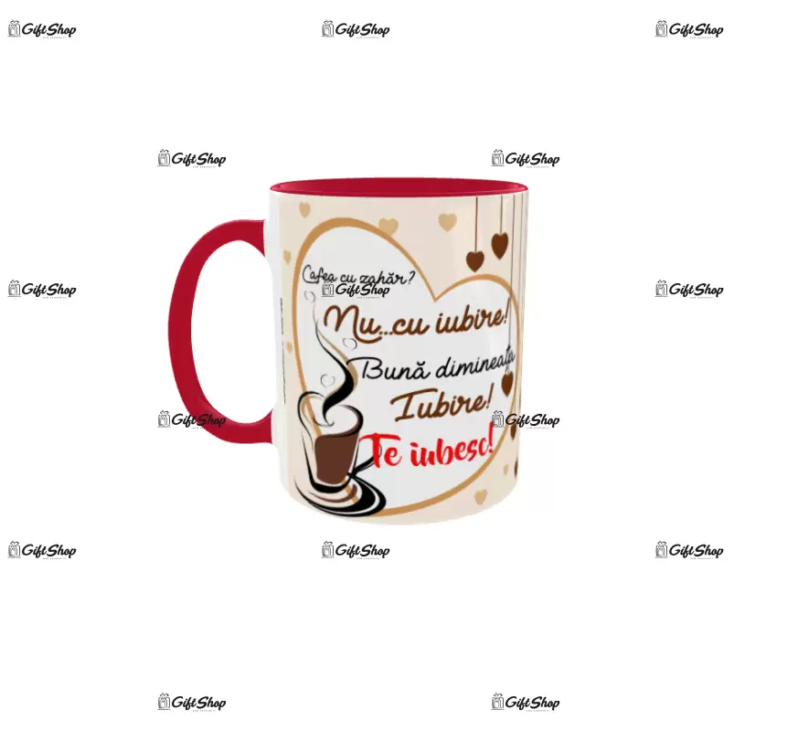Te iubesc, cana din ceramica, 330ml, model 3