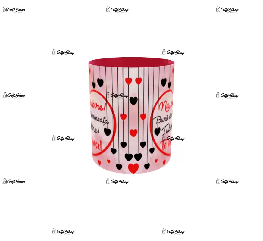 Te iubesc, cana din ceramica, 330ml, model 4