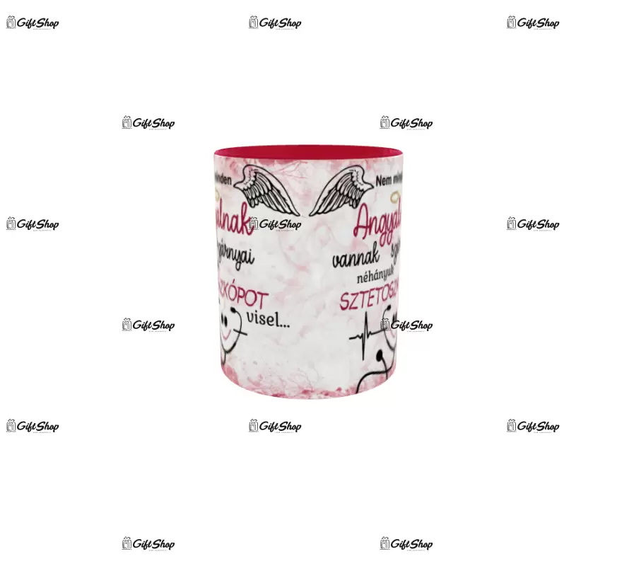 Nem minden angyalnak vannak..., cana din ceramica, 330ml, model 2