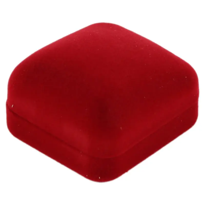 Cutie bijuteri, catifea rosu, model d1a1