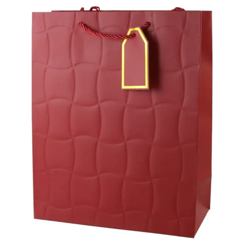 Punga cadou din hartie 26×32 cm, cu eticheta