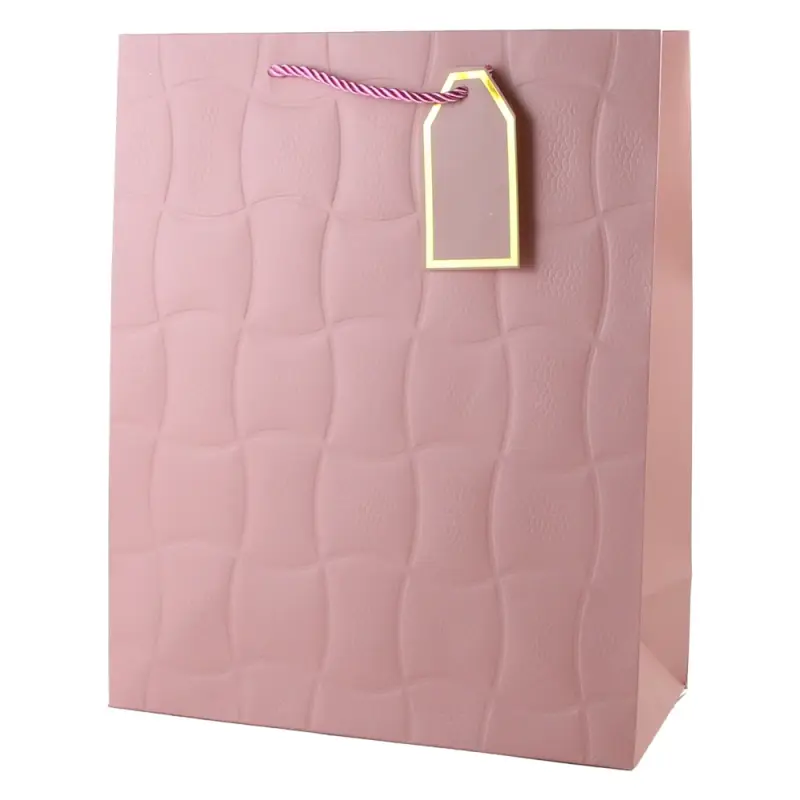 Punga cadou din hartie 26×32 cm, cu eticheta