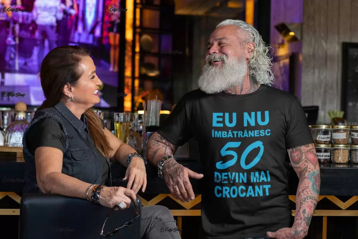 Eu nu imbatranesc..., se poate schimba anul, tricou cu mesaj