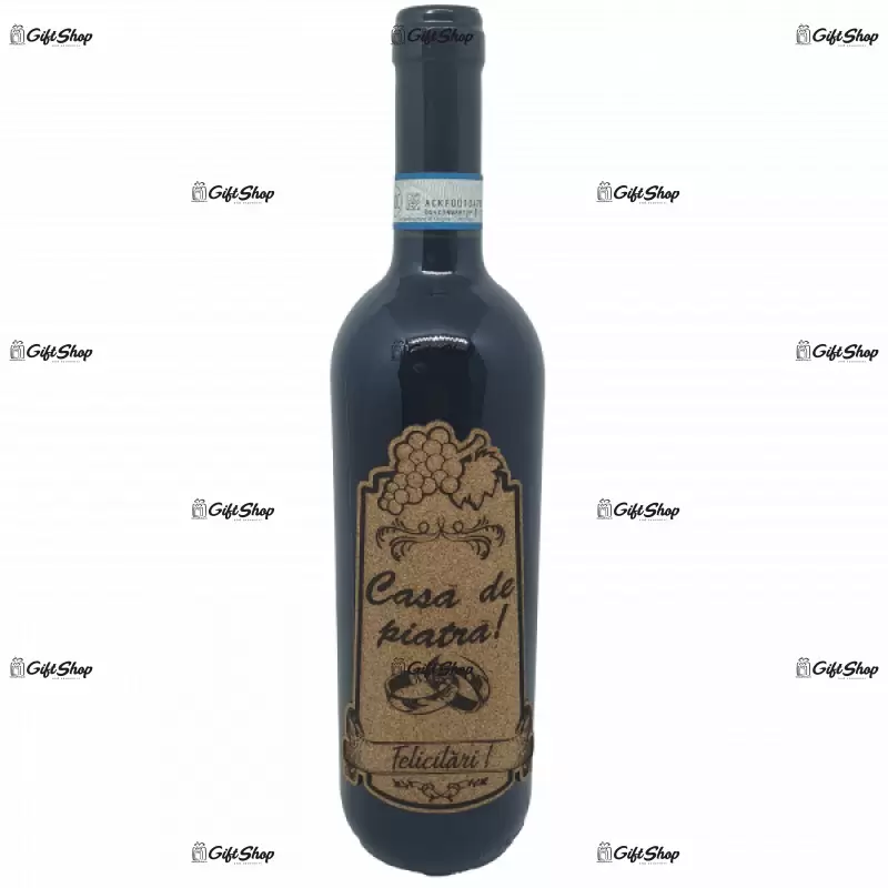 Casa de piatra felictari, vin rosu cabernet sauvignon, demisec, 750ml, 13.5% alcool