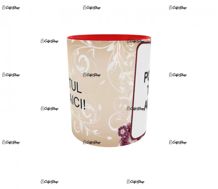 Cana, personalizata cu poza si text, 330ml, model 3106