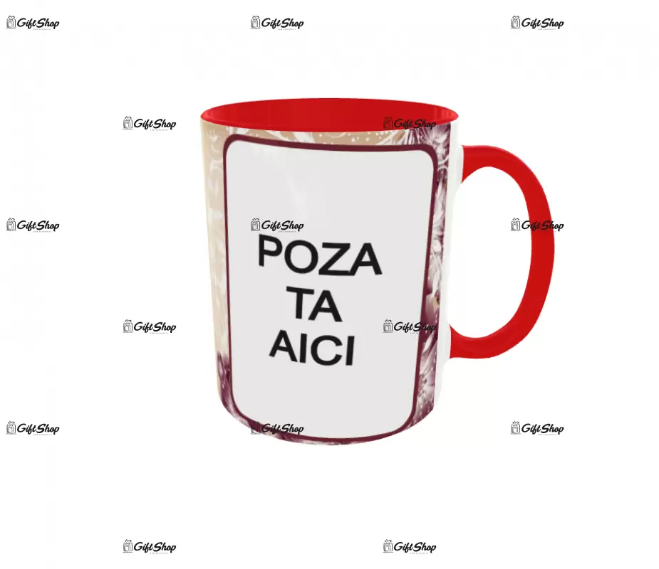 Cana, personalizata cu poza si text, 330ml, model 3106