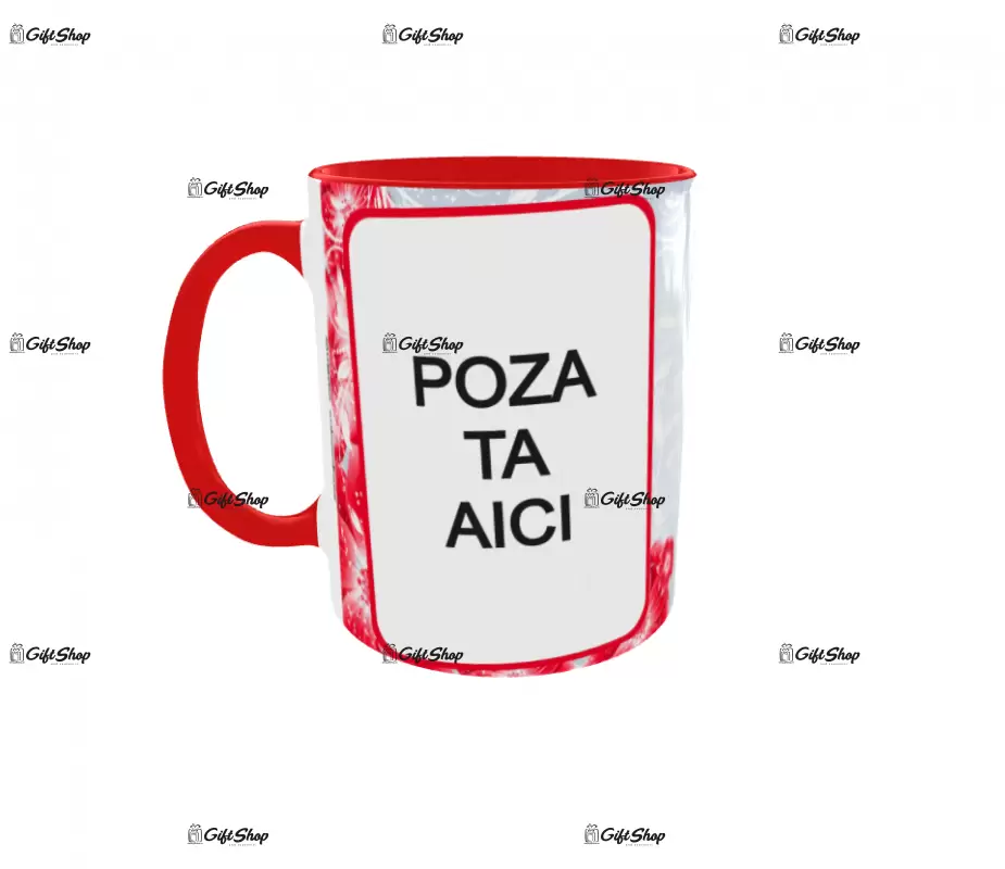 Cana, personalizata cu poza si text, 330ml, model 3109