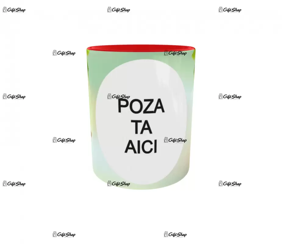 Cana, personalizata cu poza si text, 330ml, model 3111