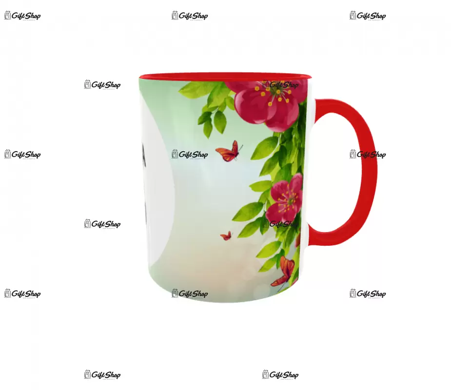 Cana, personalizata cu poza si text, 330ml, model 3111
