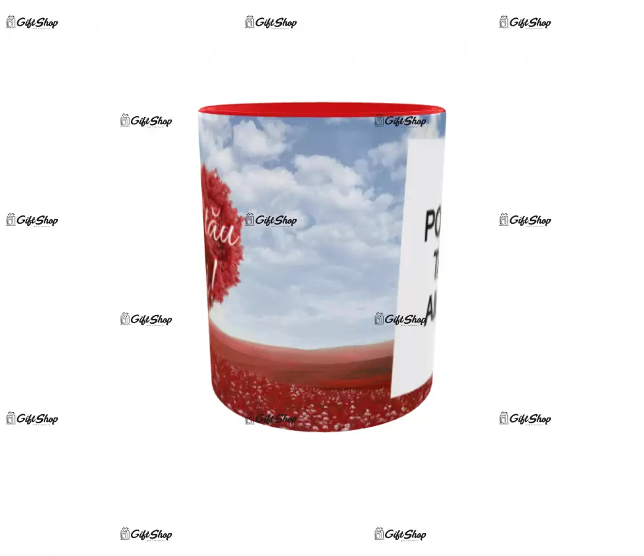 Cana, personalizata cu poza si text, 330ml, model 3122