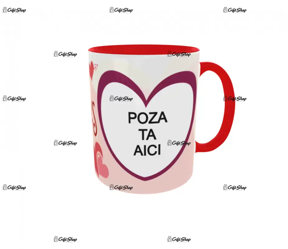 Cana, personalizata cu poza si text, 330ml, model 3128