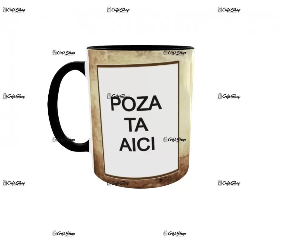 Cana, personalizata cu poza si text, 330ml, model 3134