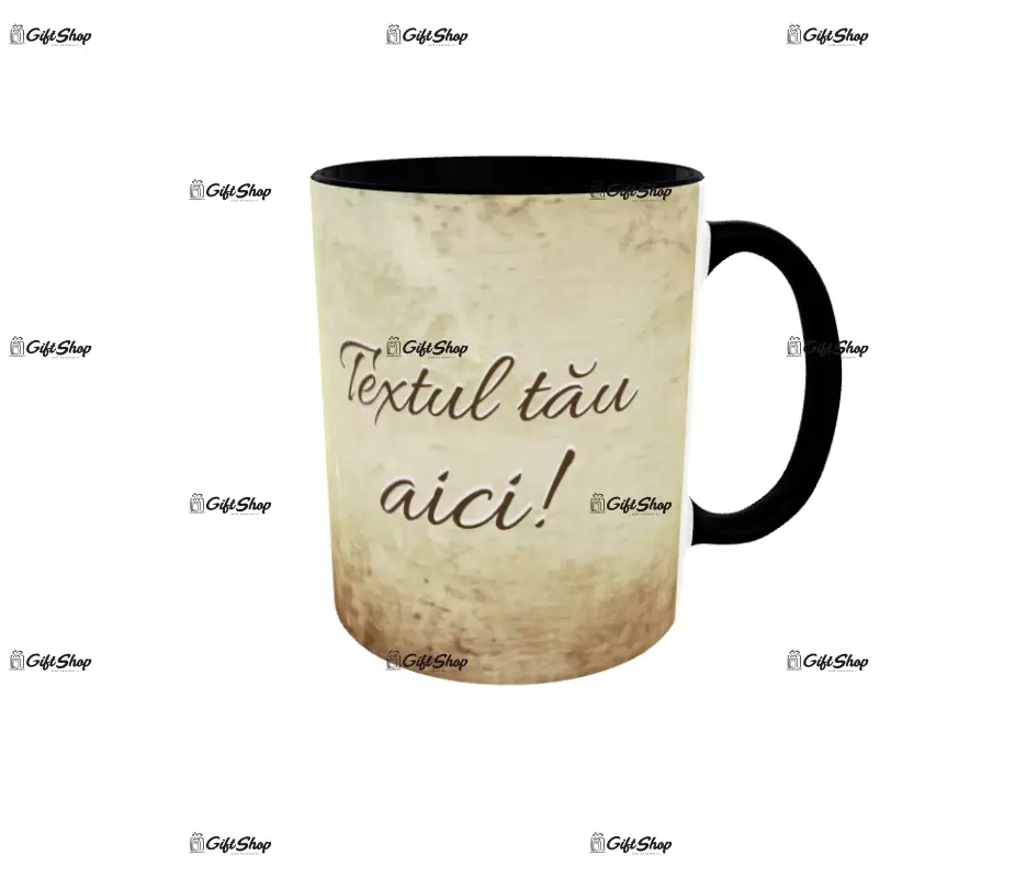 Cana, personalizata cu poza si text, 330ml, model 3134