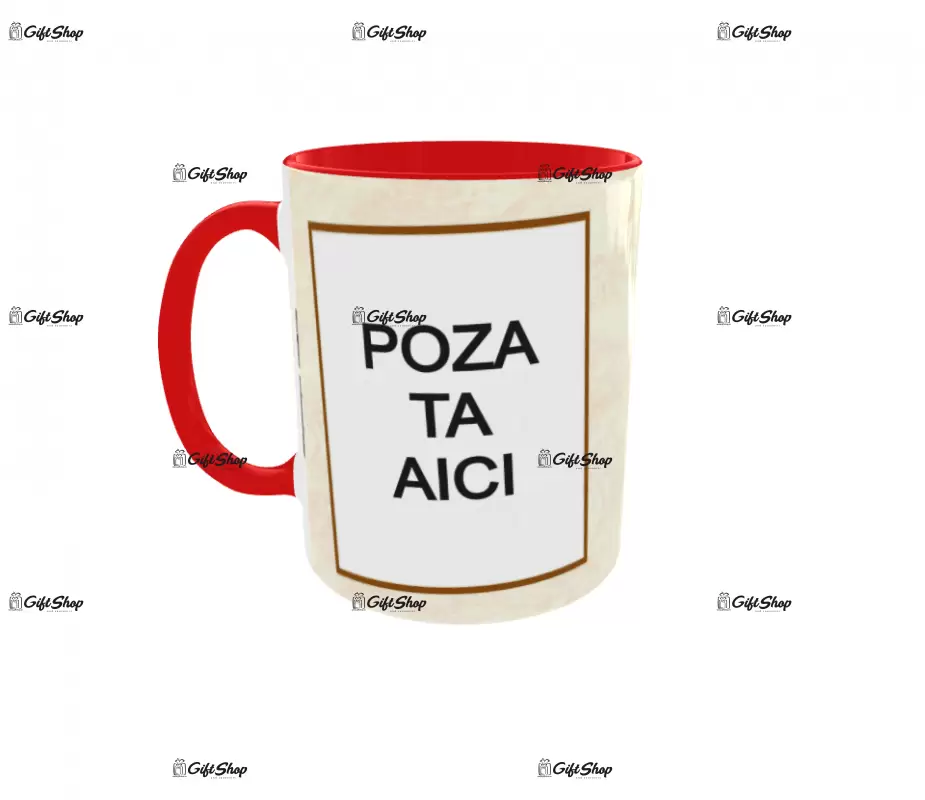 Cana, personalizata cu poza si text, 330ml, model 3155
