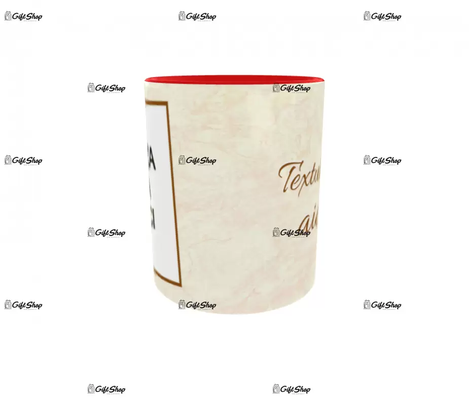 Cana, personalizata cu poza si text, 330ml, model 3155