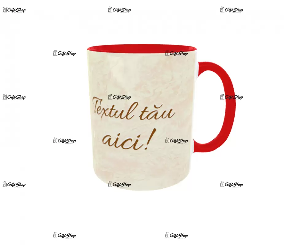 Cana, personalizata cu poza si text, 330ml, model 3155