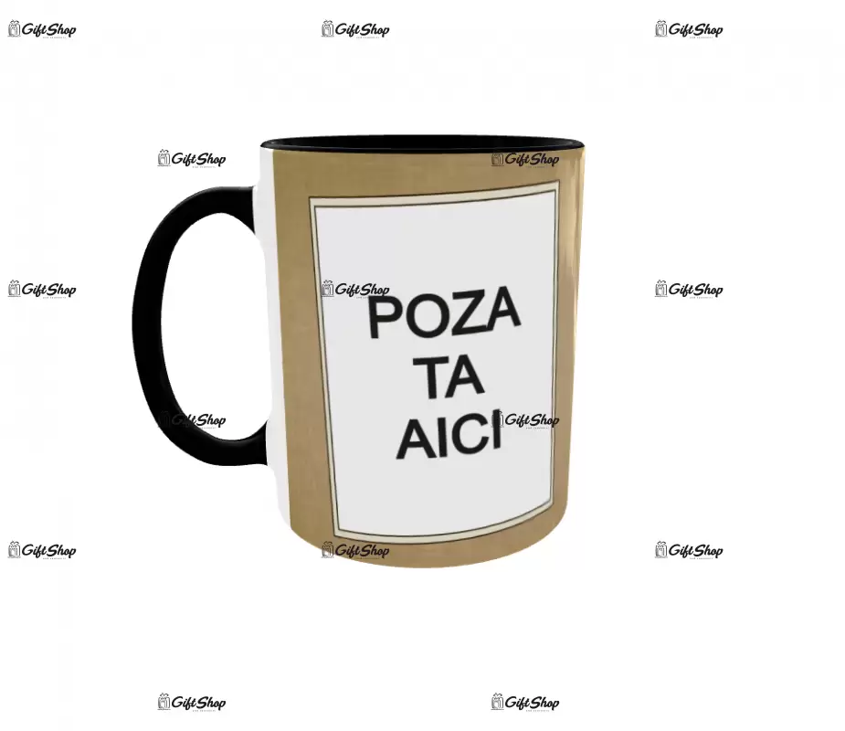 Cana, personalizata cu poza si text, 330ml, model 3182
