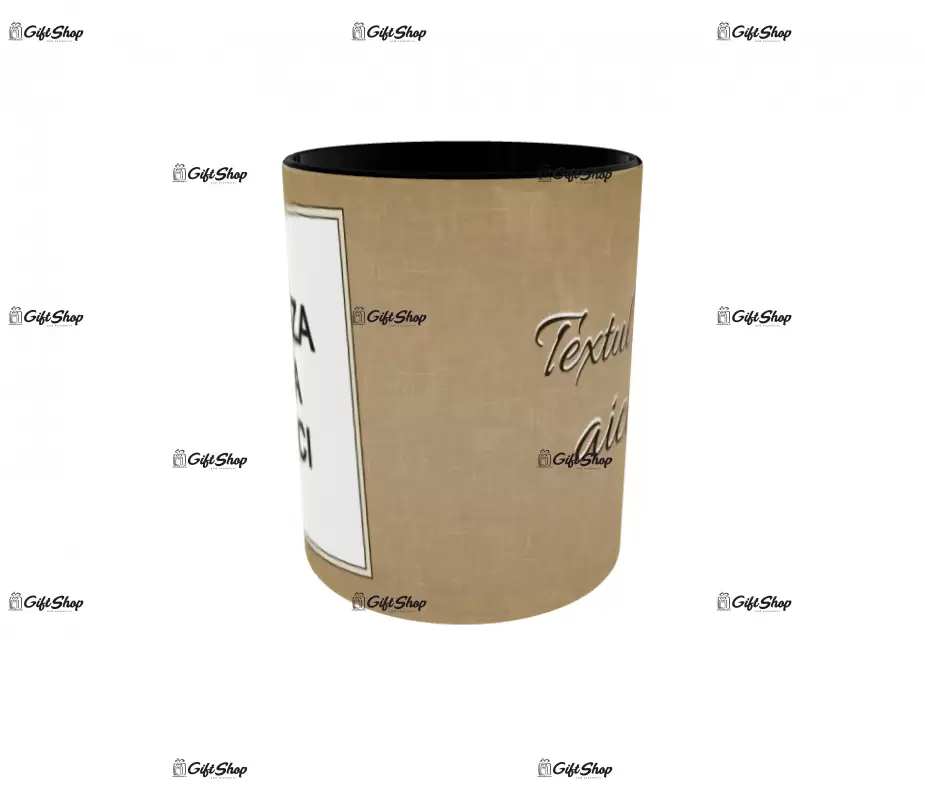 Cana, personalizata cu poza si text, 330ml, model 3182