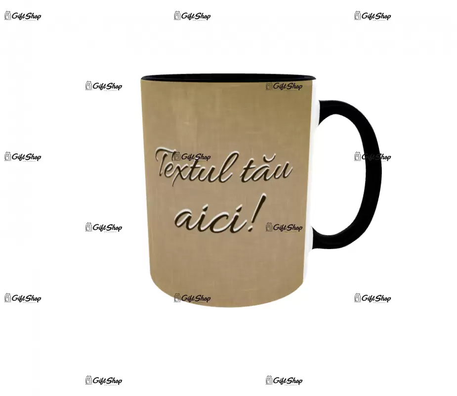 Cana, personalizata cu poza si text, 330ml, model 3182