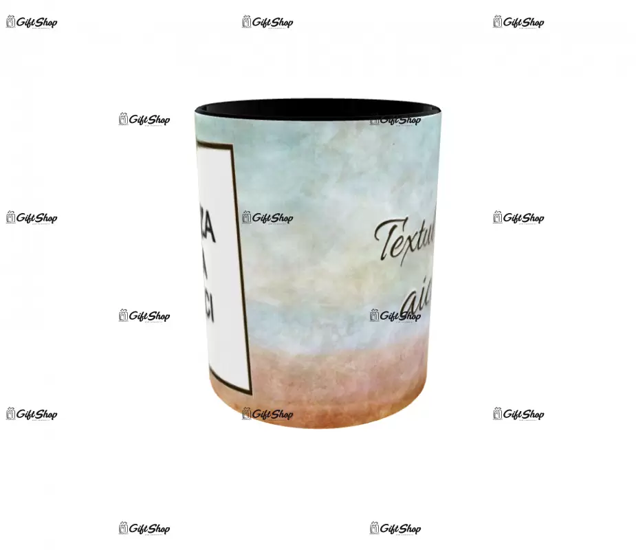 Cana, personalizata cu poza si text, 330ml, model 3194