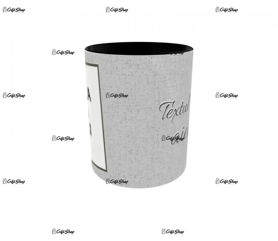 Cana, personalizata cu poza si text, 330ml, model 3200