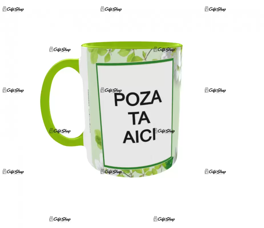 Cana, personalizata cu poza si text, 330ml, model 3203