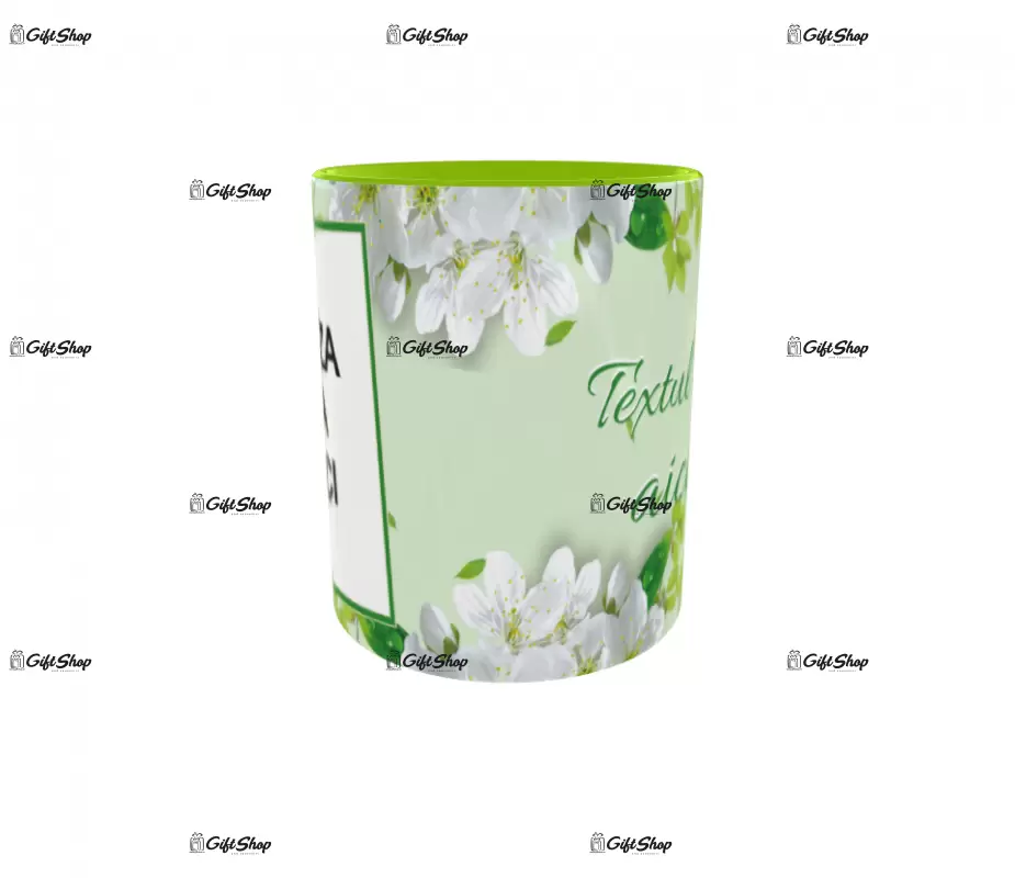 Cana, personalizata cu poza si text, 330ml, model 3203