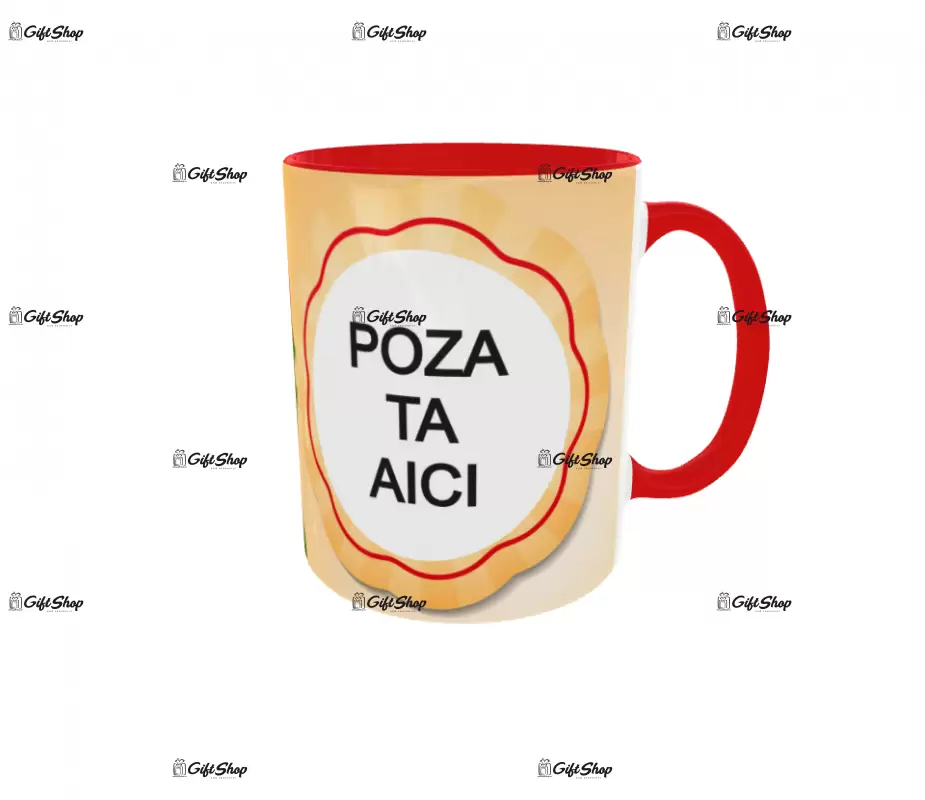 Cana, personalizata cu poza si text, 330ml, model 3214