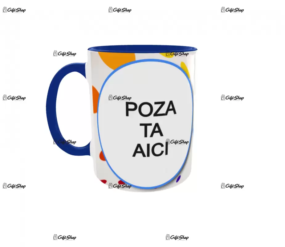 Cana, personalizata cu poza si text, 330ml, model 3217