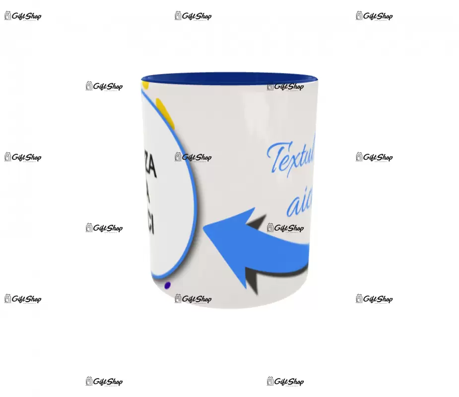 Cana, personalizata cu poza si text, 330ml, model 3217