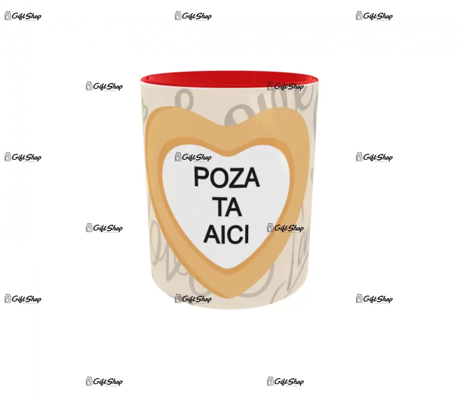 Cana, personalizata cu poza si text, 330ml, model 3225