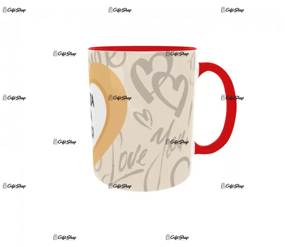 Cana, personalizata cu poza si text, 330ml, model 3225