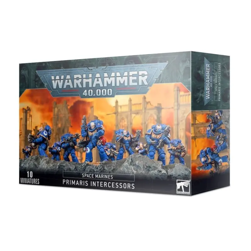 Space marines primaris intercessors, warhammer 40000, games workshop, model 48-75