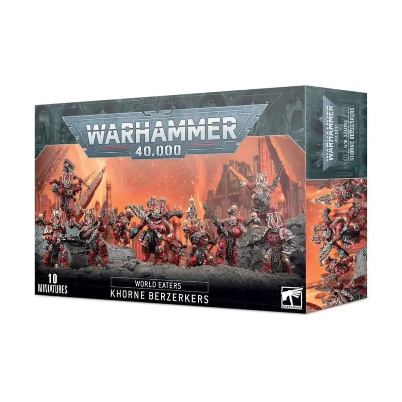 World eaters: khorne berserkers, warhammer 40000, games workshop, model 43-10
