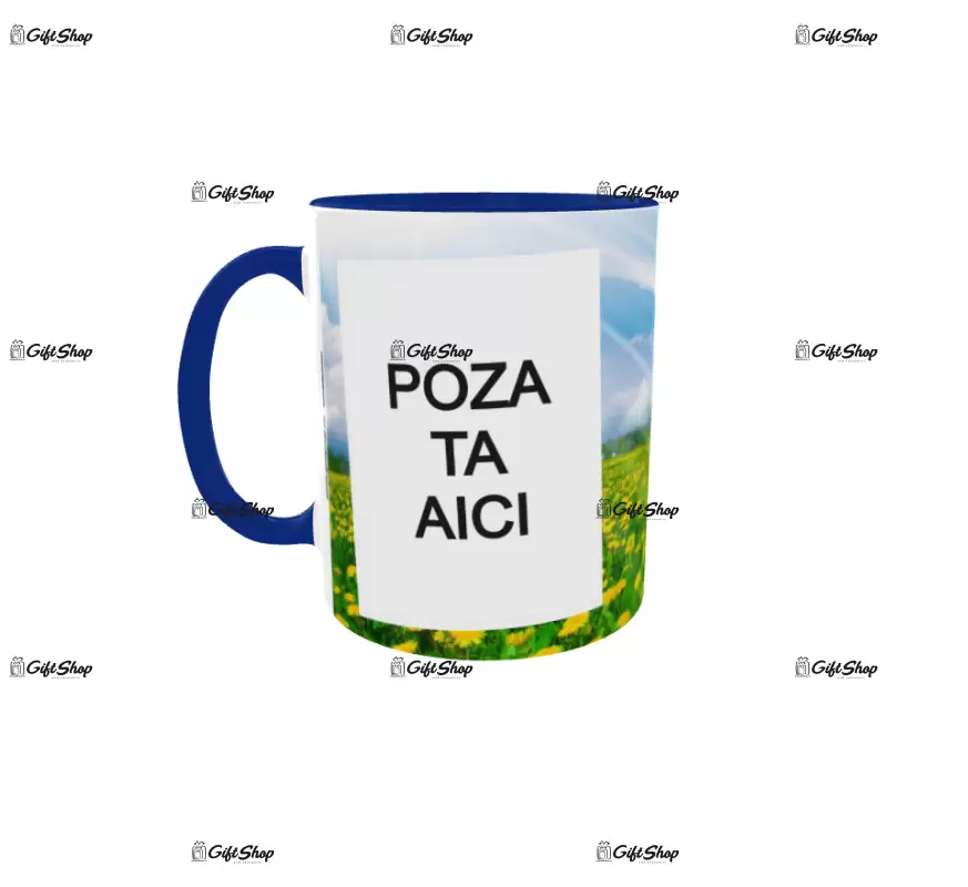Cana, personalizata cu poza si text, 330ml, model 3257