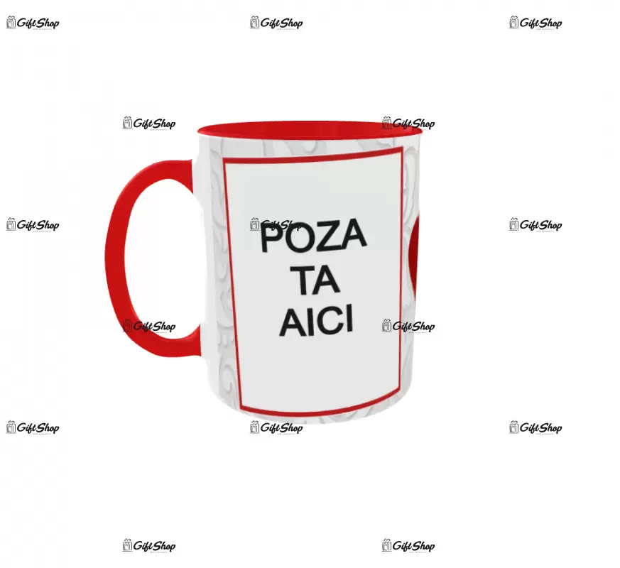 Te iubesc, cana personalizata cu poza si text, 330ml, model 3277