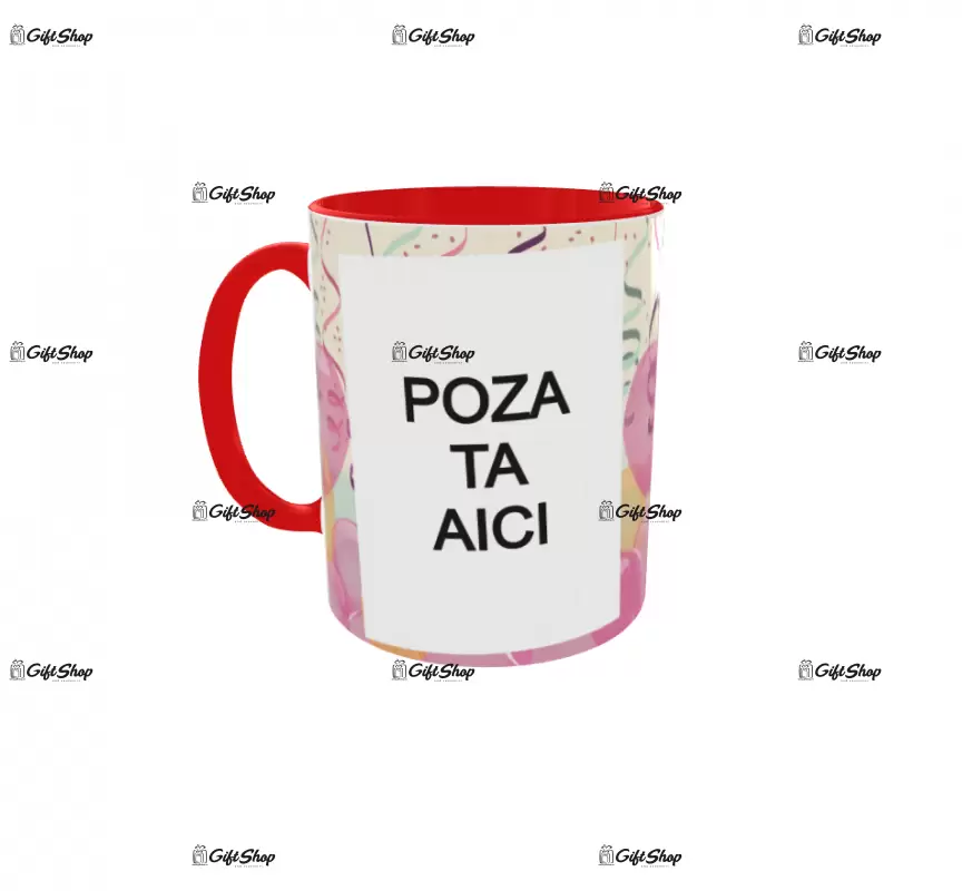 Sonic, cana personalizata cu poza si text, 330ml, model 3283