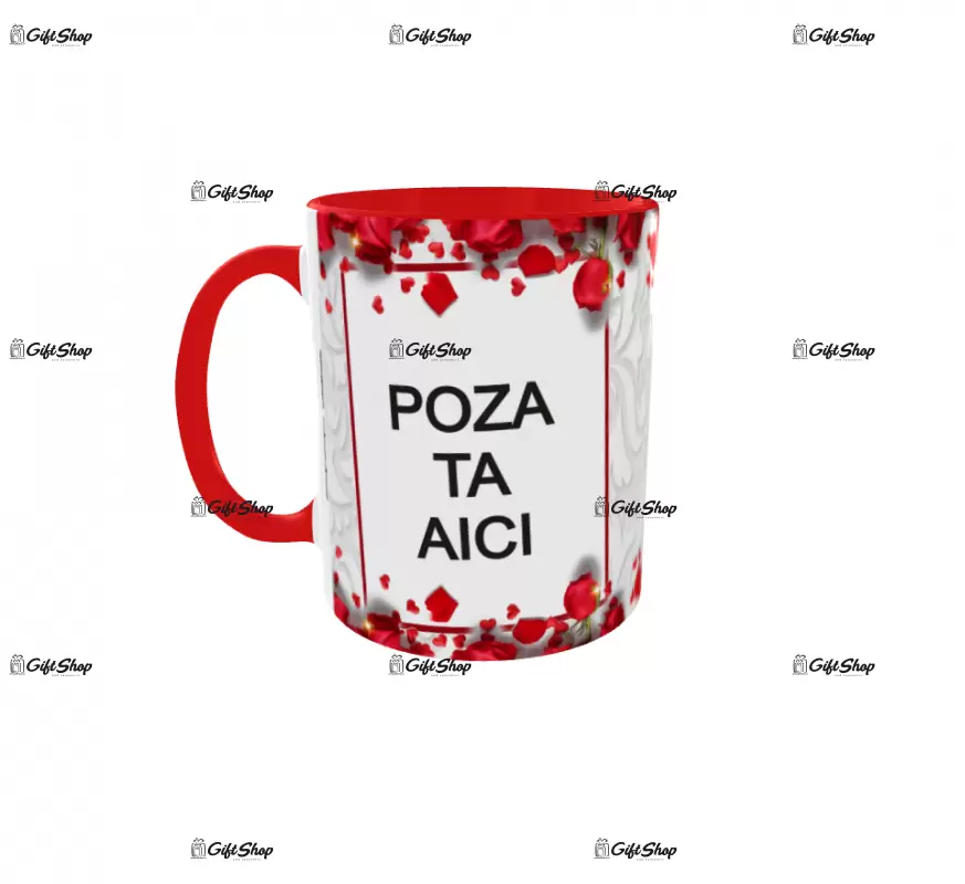 Cana, personalizata cu poza si text, 330ml, model 3306