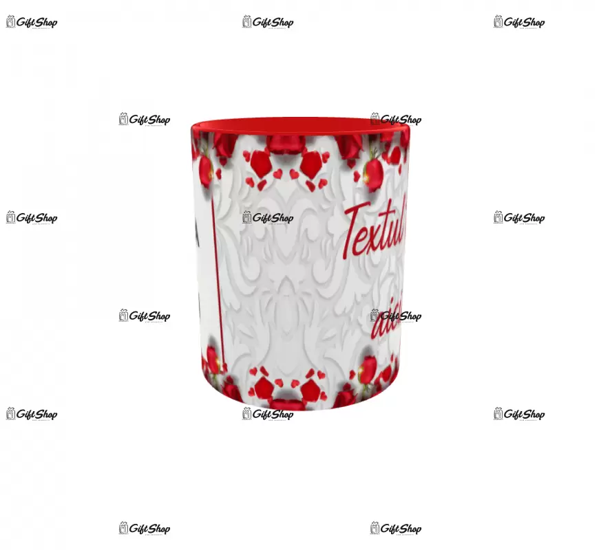 Cana, personalizata cu poza si text, 330ml, model 3306