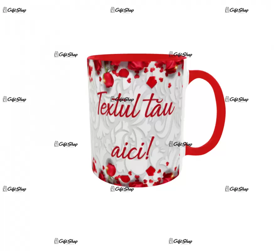 Cana, personalizata cu poza si text, 330ml, model 3306